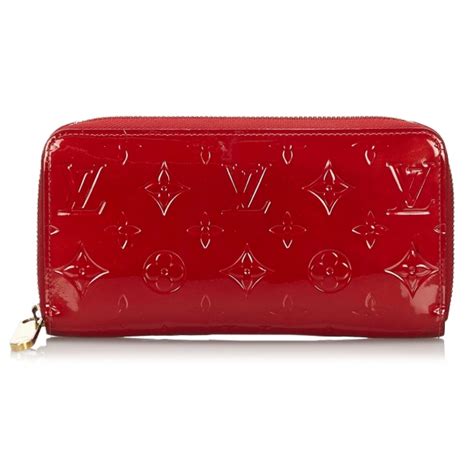 red louis vuitton wallet.